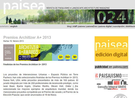 Paisea_Architizer Awards