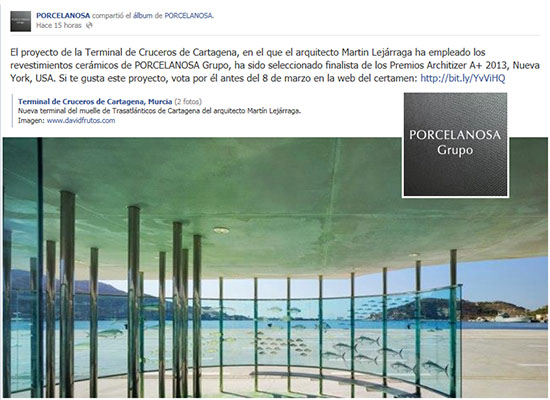 Porcelanosa_Architizer Awards